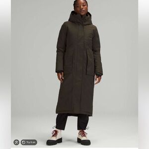 ISO (not for sale) Lululemon winter warrior long parka
